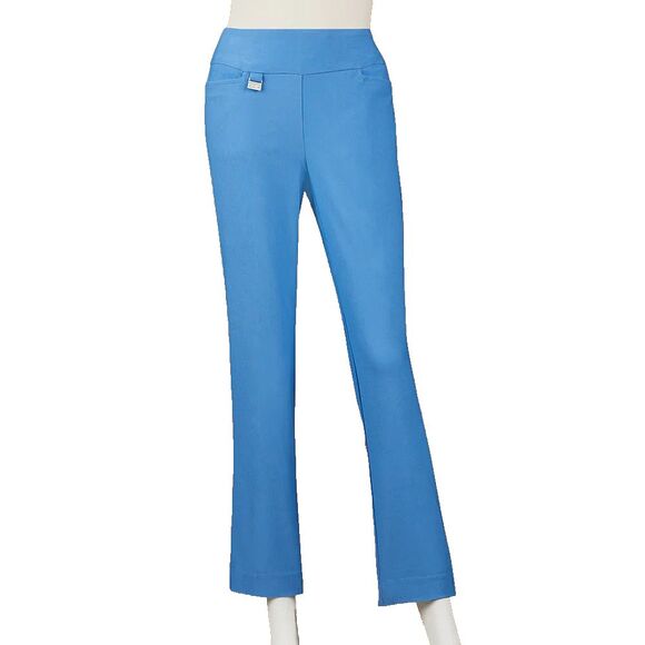 Lu Lu B's Pants - LuLu B Relaxing Fun Colorful Pull on Skinny Pants AnKle Length Sz 6 Blue ***